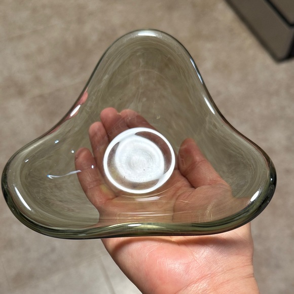 Holmegaard Other - 54. Vintage Holmegaard Vintage Smoked gray Glass Dish 1950’s signed